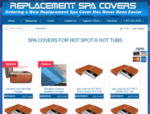 Tablet Screenshot of hotspotspacover.com